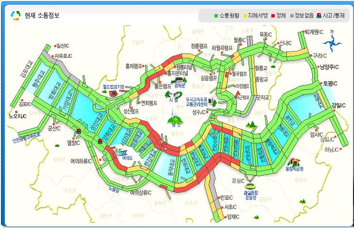 주저리주저리 :: 서울도시고속도로 교통정보